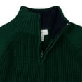 thumbnail image 3 of Cozeeme Toddler Boys Half Zip Up Long Sleeve Sweater Toddler to Big Kid, 3 of 5