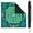 Mahjong-98, variant on Roll‑wrapped multi‑use mahjong mat 31.5" x 31.5", smooth crease‑free top, easy‑wipe fabric, noise‑reducing non‑slip base and printed mahjong mat with rules