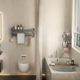 thumbnail image 3 of Esquinero para Baño Regadera Ventosa Repisas Sin Taladro Organizador de Regadera Metal de Aluminio Porta Shampoo Antióxido Estante Organizador Baño Gris Mueble para Regadera, 3 of 4