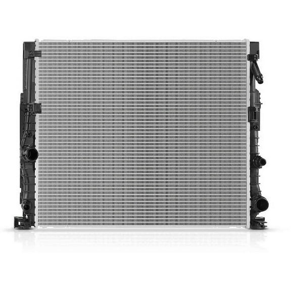 Radiator 1 - Compatible with 2017 - 2018 BMW 530i Base 2.0L 4-Cylinder Turbocharged
