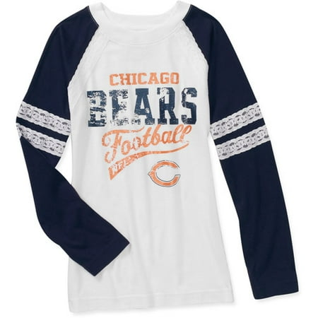 Nfl - Girls' Chicago Bears Long Sleeve T