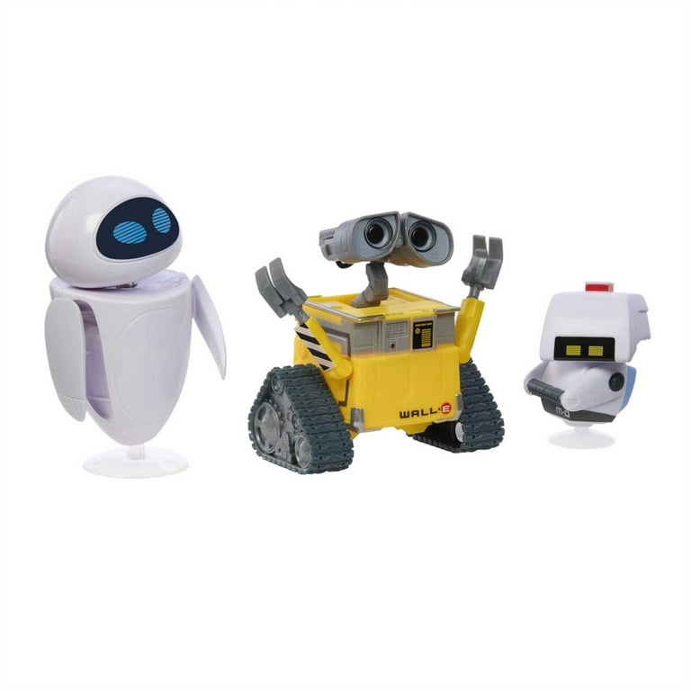 PIXAR モンスターズ・インク & WALL-E フィギュアセット Disney Pixar WALL-E Action Figurine Set, 3-Pack, Chaos on the