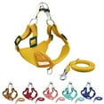 thumbnail image 7 of Cheers.US 2Pcs/Set Pet Chest Strap Reflective Strips Anti-escape Breathable Universal Pet Dogs Cats Training Harness Leash Kit for Walking Dog, Outdoor Activities, Traveling, 7 of 7