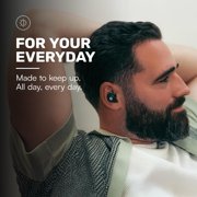 Raycon Everyday Bluetooth Wireless Earbuds with Microphone - Active Noise Cancelling, Sweat & Water-Resistant Earphones, Ear Buds Wireless Bluetooth Up to 32 Hours Playtime (Purple)