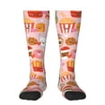 thumbnail image 1 of Balery Funny Food Calcetines novedosos Calcetines deportivos Calcetines hasta la rodilla Calcetines de algodón Calcetines originales y geniales, 1 of 6