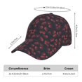 thumbnail image 2 of Sikiie Red Hearts Print Unisex Vintage Washed Unstructured Baseball Cap Soft Cap Adjustable Unisex Baseball Hat Dad Hat, 2 of 6