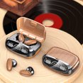 thumbnail image 1 of Auricular bluetooth M35 de grano de madera binaural 5.2 modelo privado TWS power display motion sin demora reducción de ruido ZefeiWu 9024735285083, 1 of 1