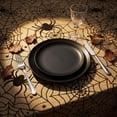 thumbnail image 4 of Cififendec Halloween Spiderweb Lace Tablecloth, 71.7"×54", Polyester Spider Web Mesh Table Cover for Horror Themed Dinner Spooky Party Dining Table Decor, 4 of 8