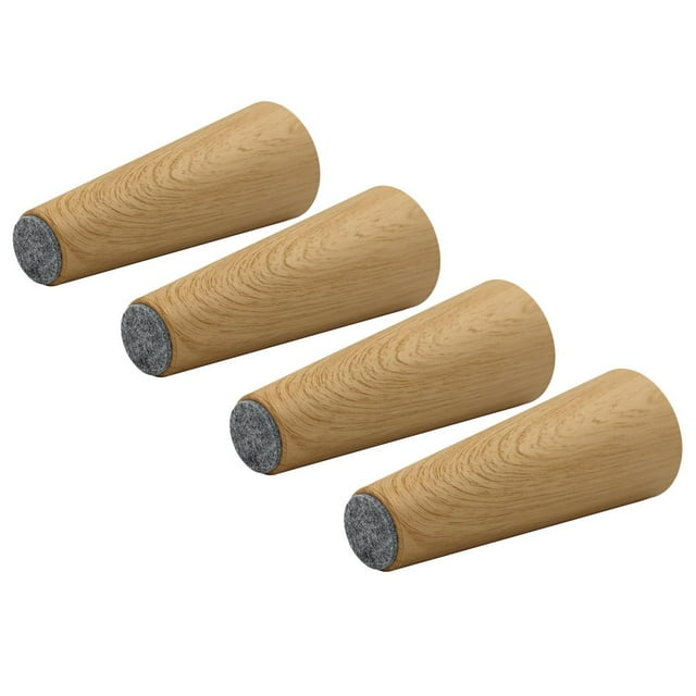 4 Furniture Legs Sofa Parts Wood Replacement Sofa Couch Ottoman