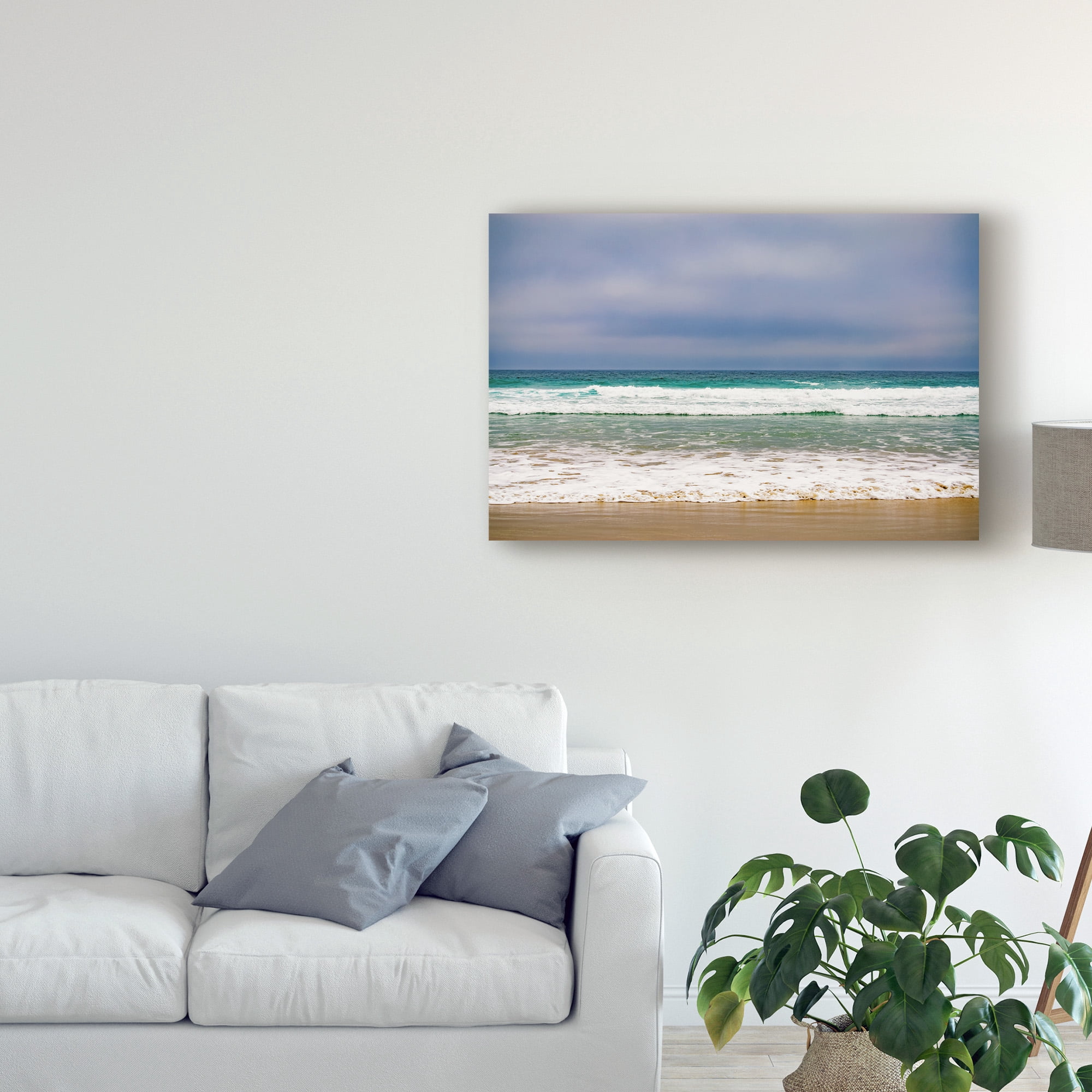 Trademark Fine Art 'Sand Under Clouds IV' Canvas Art by Pixie Pics