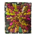thumbnail image 1 of SIDONKU 50x60 inch Super Soft Throw Blanket Colorful Abstract Mosaic Color with Big Gap Bending Block Ceramic Colored Home Decorative Flannel Velvet Plush Blanket, 1 of 1