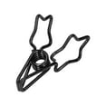 thumbnail image 3 of Binder Clips, Cute Star Shape Small Binder Paper Clips Strong Clamping Force Multifunctional  For Clothes For Documents Black, 3 of 8