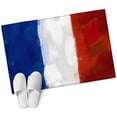 thumbnail image 2 of French Flag Washable Small Entryway Area Rugs 2'x3', French National Day Bastille Day Low Pile Throw Rug Non-Slip Sturdy Edge Binding Carpet for Front Door Floor Room Entry, 2 of 9