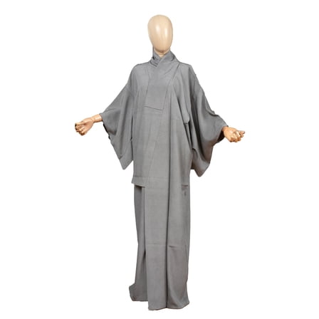 DEAR VANILLA Authentic Traditional Japanese Edo Komon Kimono for Women Silk Robe Made in Japan KMK-0009