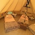 thumbnail image 7 of Been Younger 4M/13.1ft Cotton Canvas Bell Tent Outdoor Waterproof 4 Seasons Glamping Yurt Tent With Stove Hoel For Family Camping,Hiking Party, 7 of 7