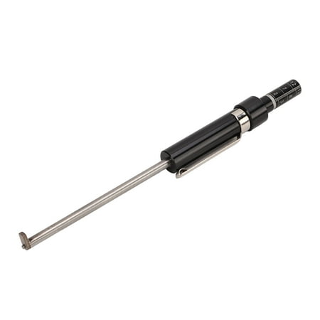 

Car Brake Pad Detection Pen Scale Tire Tread Depth Gauge Measuring Tool Black Silver Universal for Internal External