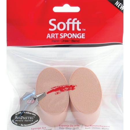 UPC: 0879465002979 | Colorfin Sofft Tools  Art Sponges  Round Angle Slice 2/Pkg.