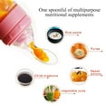 thumbnail image 4 of 1 PC Silicone Baby Food Dispensing Spoon ( 3oz, Ideal for 4 Months+ Babies) - Squeeze Feeder with Spoon - Spoon Bottle for Baby - Baby Spoon Feeder Bottle Baby Solid Food Feeder, 4 of 6