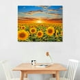 thumbnail image 3 of Nawypu  Sunflower Wall Art Flower Wall Art Sunset Rustic Pictures Canvas Print Painting Framed and Stretched Ready to Hang for Living Room Bedroom Office, 3 of 5
