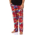 thumbnail image 5 of Marvel Comics Men's Spider-Man Grid Adult Sleep Lounge Pajama Pants, 5 of 6
