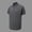 Dark Gray, variant on WIZUTIZ Workout Shirts for Men Short Sleeve Quarter Zip Muscle Shirt Quick Dry T-Shirt Comfort Lightweight with Zipper