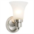 thumbnail image 1 of Aplique de Pared Tradicional de 1 Luz Regulable para Interiores con Vidrio Esmerilado para Baño, Dormitorio y Pasillo., 1 of 6