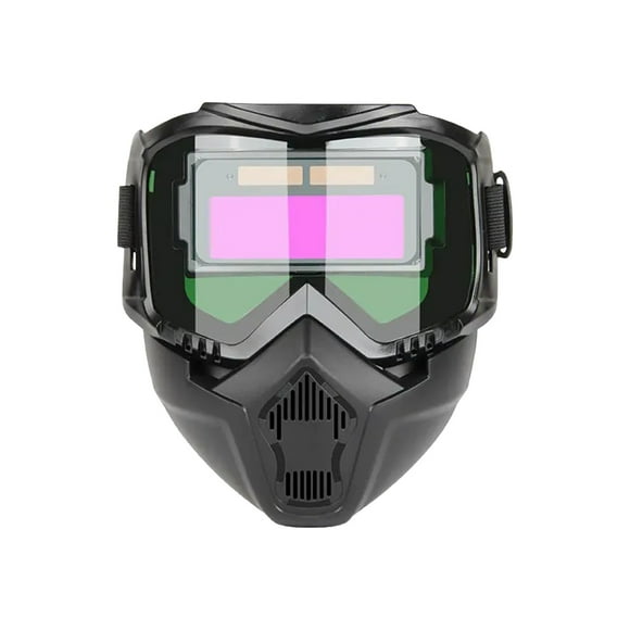 Soldadura con oscurecimiento automático: pantalla de soldadura de arco para toda la cara | Gafas de protección contra el resplandor, gran campo de visión y aislamiento térmico para IR