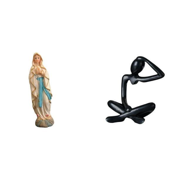 Estatua Abstracta De La Virgen María Pensadora, Figura Decorativa, Escultura Del Beato Lutero, Escultura De Resina, Jesús, Obra De Arte Moderna, Adorno De Mesa Para Oficina, Estante,