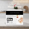 thumbnail image 2 of Just Cook Ceramic Glass Food Storage Container Set for Meal Prep and Leftover Storage, 10 Pack, 2 of 11