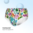 thumbnail image 3 of Pofeuu Watercolor Flowers Print Boy's Briefs Toddler Boys' Underwear, Organic Cotton, Comfort Briefs-X-Large, 3 of 7