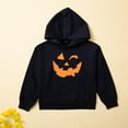 thumbnail image 2 of EnJoCho Baby's Trendy Hoodies Toddler Boys & Girls Hallo-ween Clothes Fall Casual Long Sleeve Ghostface Print Hooded Sweatshirt Small Kids Trendy Winter Fall Clothing, 2 of 8