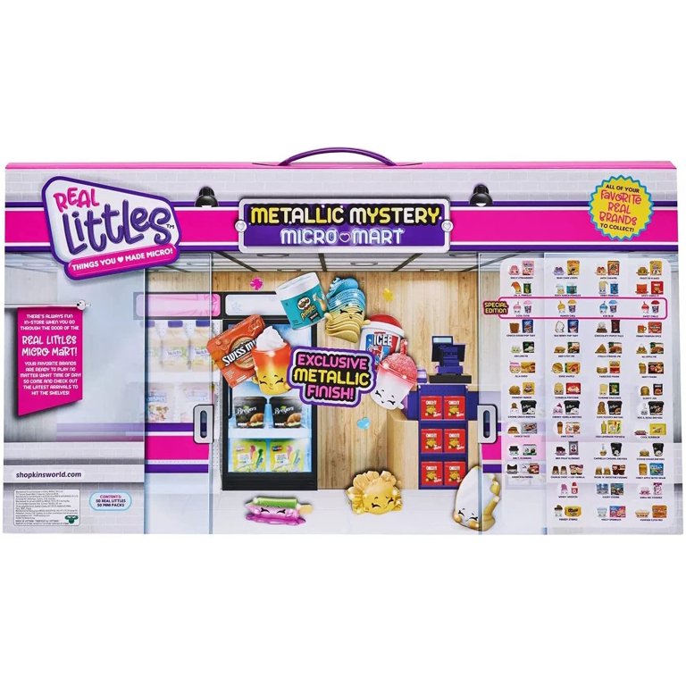 Shopkins Real Littles Season 15 SHOPPER PACK New Micro Mart +16 Items NIB
