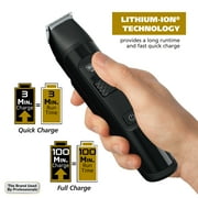 Wahl Manscaper Rechargeable Body Groomer for Men, Waterproof, Lithium Ion Battery, 1pc, Black - 5618-100