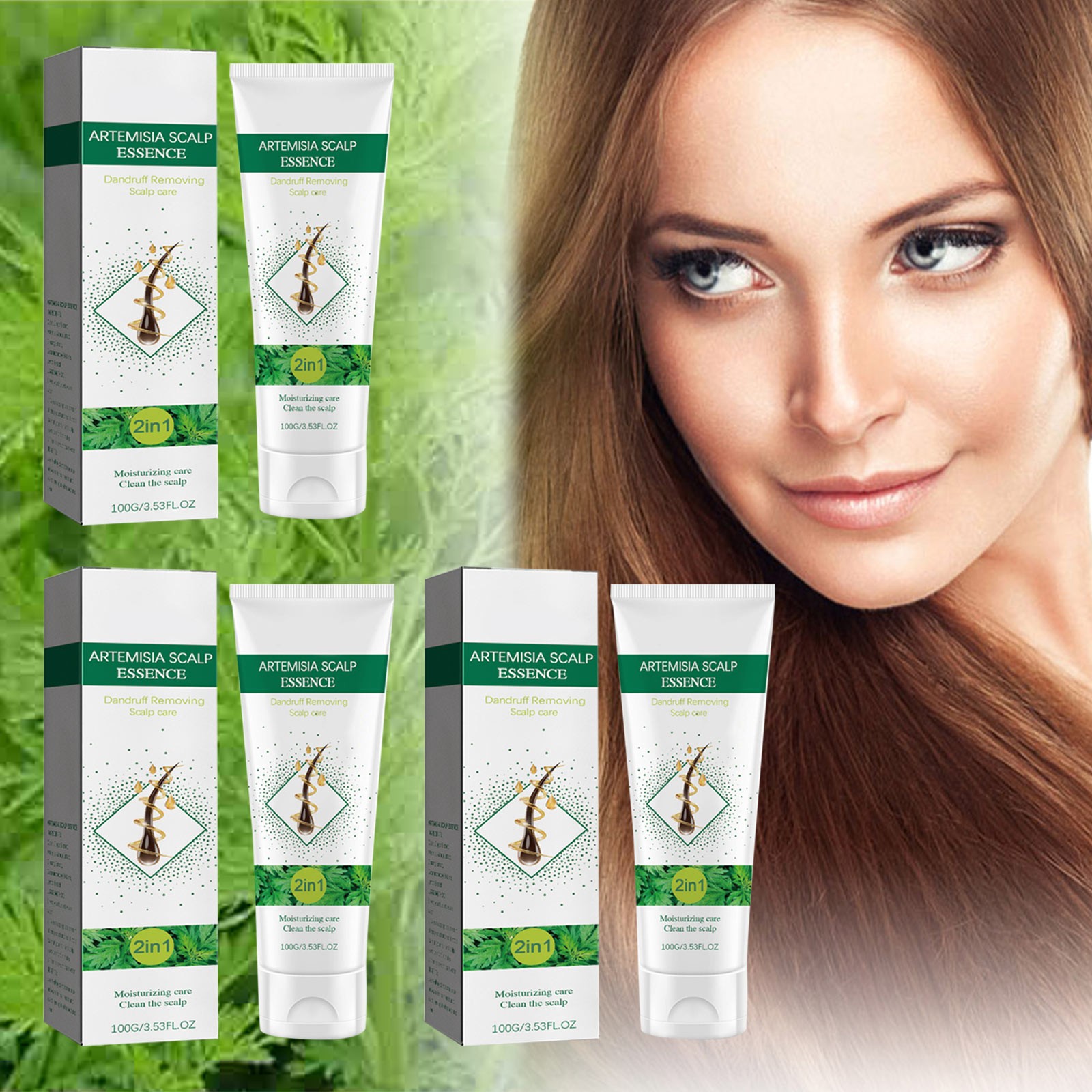Dandruff Conditioner Shampoo Cleanses Scalp Hair Dye Scalp Control Oil ...
