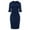Z44-Blue, variant on Dresses for Women Retro Bodycon Knee-Length Formal Office Dresses Work Pencil Dress Wedding Guest Dresses for Women Red