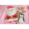 thumbnail image 5 of POPTEM Toddler Girls Sweatshirts Christmas Santa Long Sleeve Shirts Crewneck Tops Pink 2t, 5 of 8