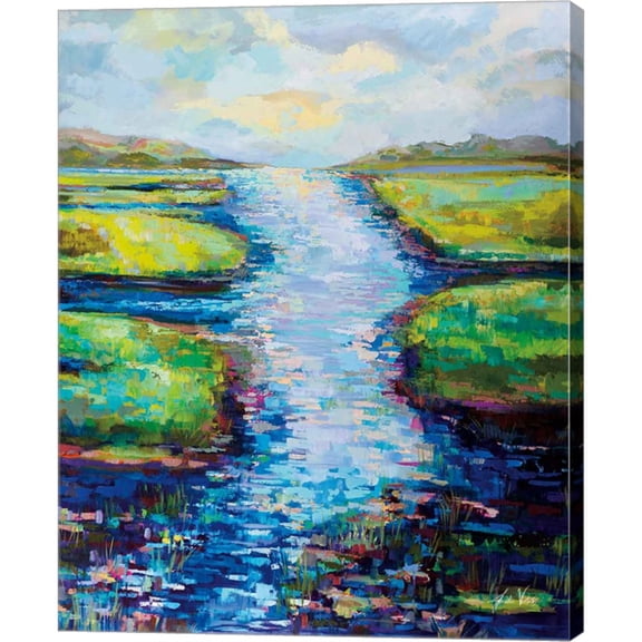 Great Art Now Summer Solstice by Jeanette Vertentes, Canvas Wall Art, 22.5W x 28H