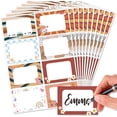 thumbnail image 1 of 80Pcs/10 Sheets Name Tags Stickers 3.3x2.4 Inch Self Adhesive Name Tags Blank Name Labels Writable Adhesive Name Label Sticky Name Tags for Classroom Office Bulletin Board Decoration, 1 of 9