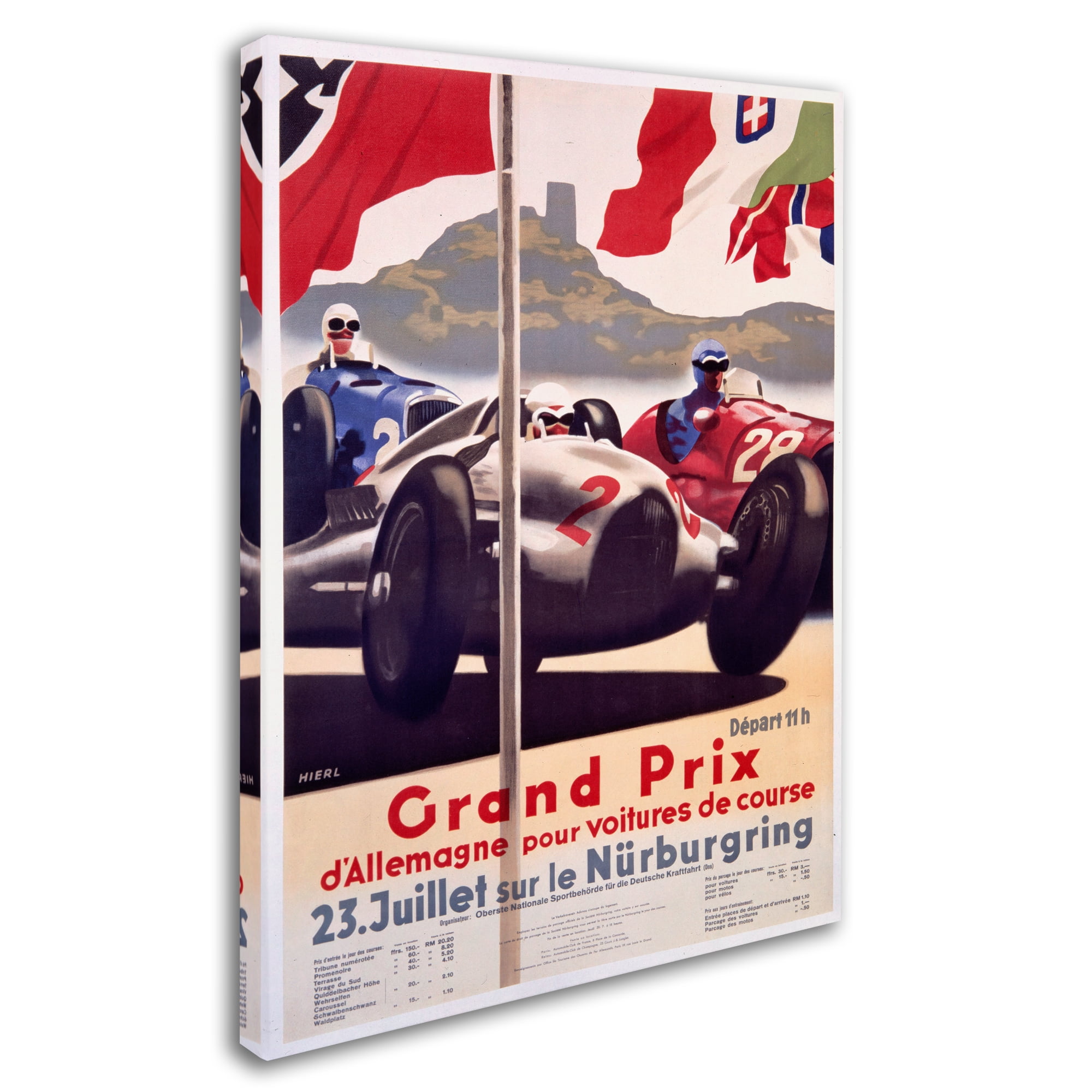 Trademark Fine Art 'Racing 21' Canvas Art by Lantern Press