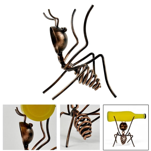 Soporte para botella de vino Perfecl Ambre Estilo A Cobre