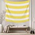 thumbnail image 5 of Yellow Striped Tapestry for Bedroom Wall Hanging Tapestry, Modern Simple Monochrome Geometric White Ceiling Backdrop Tapestries Poster Blanket Wall Decor for Teens Room Living Room Dorm 39" x 59", 5 of 8