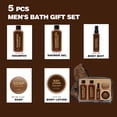 thumbnail image 3 of Rinse & Robust Bath and Body Father's Day Gifts Spa Gift Baskets Set for Men with Travel Toiletry, Sandalwood Self Care Sets for Dad Birthday, 6Pcs, 3 of 8