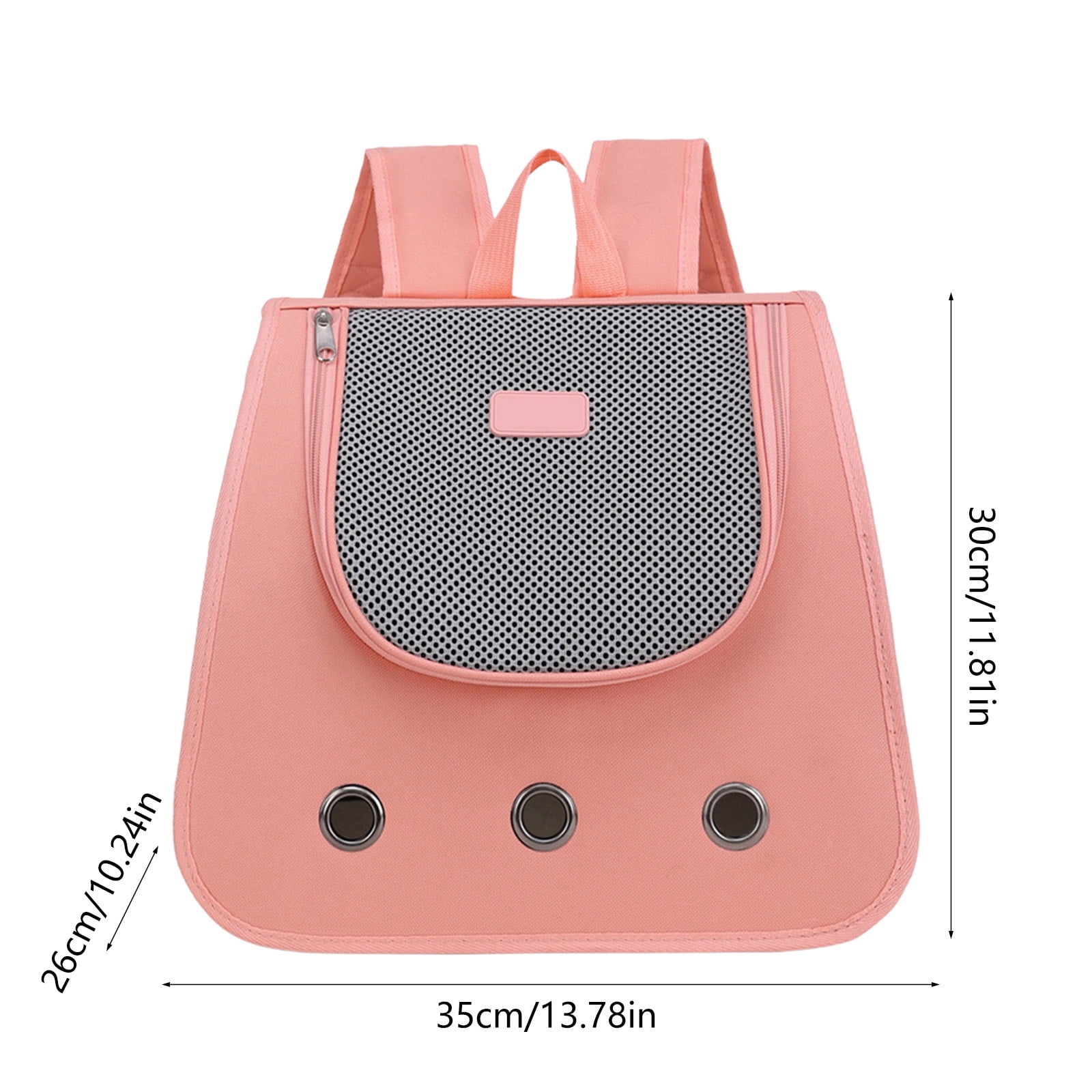 Qonioi Foldable Cat Backpack, Breathable Pet Carrier Backpack for Cats, Portable Walking Bag for Hiking Travel with Ventilation & Safety Lock