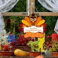 thumbnail image 7 of WILLED Thanksgiving Turkey Door Hanger Give Thanks Wooden Door Decor Rustic Thanksgiving Decorations Turkey Plaque Hanging Turkey Door Sign for Fall Autumn Harvest Farmhouse Home, 7 of 7