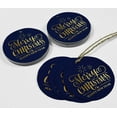 thumbnail image 4 of Inkdotpot Pack Of 50 Merry Christmas & Happy New Year Text Favor Paper Tags Craft Real Gold Foil Hang Tags, 4 of 7