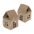 thumbnail image 5 of Unique Bargains House Shape Gift Bags 10 Pcs for Various Occasions Brown, 5 of 5