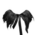 thumbnail image 1 of Gothic Feather Shawl Rooster Feather Scarf Fake Collar Feather Cloak Accessory Decoration, 1 of 3