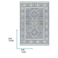 thumbnail image 3 of Livabliss Wool Rugs for Living Room, 2x3 Addyson Traditional Ivory Area Rug, Bedroom Dining Room Home Decor Handmade Carpet (2' x 3'), 3 of 6