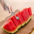 thumbnail image 5 of Vxdvou Fruit Digging Tool, Stainless Steel Carving Spoon for Melons & Fruits, Precision Fruit Ball Shaper, Kitchen Essential for Fruit Salads, Creative Kitchen Gadgets for Parties, 5 of 5