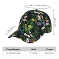 thumbnail image 2 of Fotbe Chamomile Gorro Clásico de Béisbol, Gorra Ajustable con Broche Snapback, Gorro de Exterior de Algodón Suave, 2 of 6